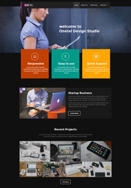 互联网科技公司官网模板