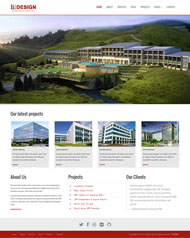 房屋建筑施工企业网站模板