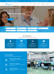 医院医生护理网站模板