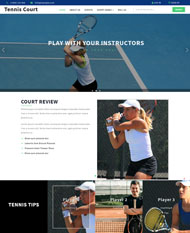 乒乓球比赛视频网站模板