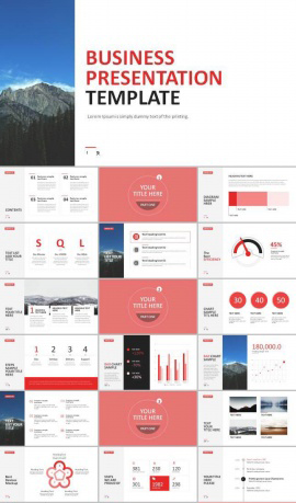 大气简约商务通用ppt模板