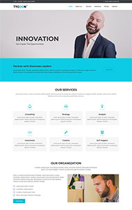 扁平化创新公司网站模板