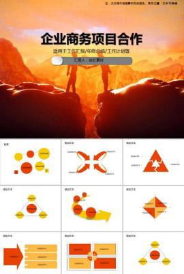 企业商务项目合作PPT模板