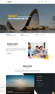 建筑设计公司网站HTML5模板