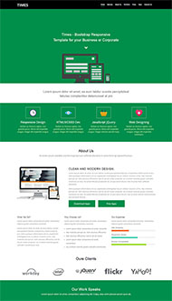 响应式设计企业网站模板