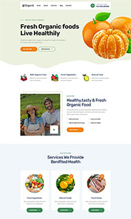 甜橙种植农场网站模板