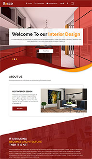 高端室内设计HTML5模板