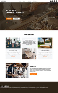 木材制作加工厂网站模板