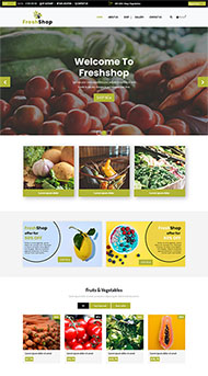 水果蔬菜采购网站模板