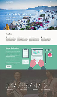 滨海旅游城市官网网站模板