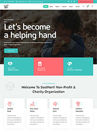 公益捐款慈善平台网站模板