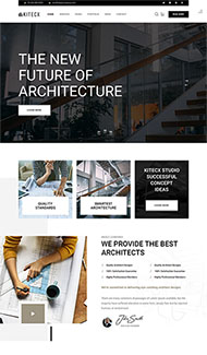 建筑设计类企业网站HTML模板