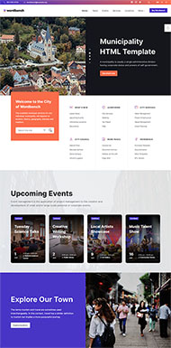 本地生活社区类网站HTML模板