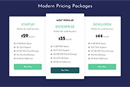 网站商品定价价格表HTML模板