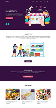 新鲜水果超市官网网站模板