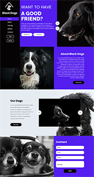 宠物狗交易平台网站模板