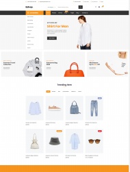 HTML5时尚服饰单品网站模板