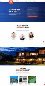 房地产房屋交易网站模板