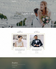 婚礼策划婚纱摄影机构HTML5模板