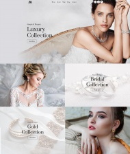 项链珠宝品牌宣传网站模板
