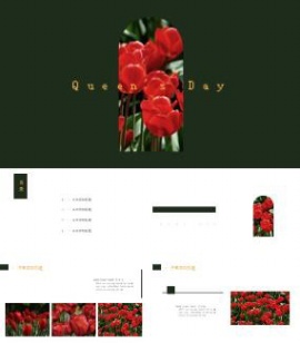 画册风三八女王节活动宣传ppt模板