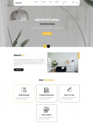 现代家居设计服务公司网站模板