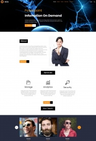 HTML5印刷排版服务行业网站模板