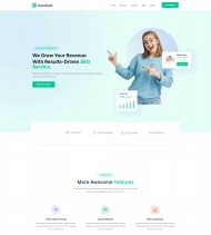 SEO服务优化机构宣传网站模板