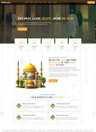 HTML5宗教信仰服务网站模板