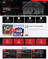 HTML5房顶安装服务公司网站模板