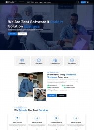 IT软件技术服务公司网站模板