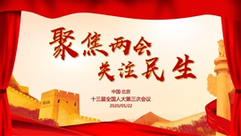 全国两会热点解读PPT模板