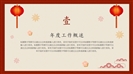 红色喜庆中国风新年计划ppt模板