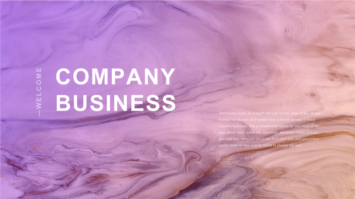 抽象艺术时尚产品展示ppt模板