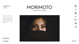 神秘魅力现代简约风格个人展示ppt模板