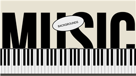 复古黑白琴键风古典音乐鉴赏课件ppt模板