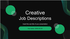 极简创意科技公司招聘介绍PPT模板