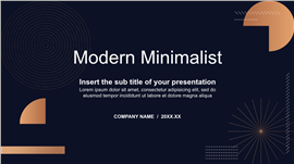 极简黑金风高端商务商业计划书ppt模板