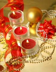 高清圣诞蜡烛图片下载