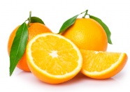 绿色营养橙子图片下载