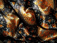 豹纹褶皱布料图片