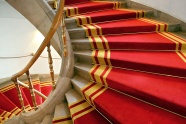 红地毯楼梯图片