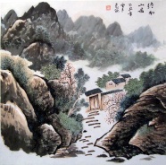 国画山水画图片