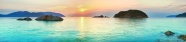 越南海滩石日出图片