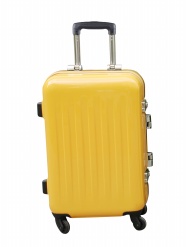 黄色行李箱图片
