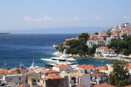 希腊海湾城市图片
