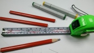 测量笔和标尺图片