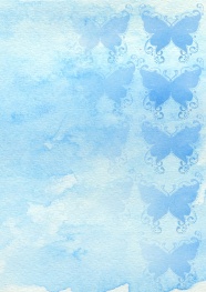 蓝色梦幻蝴蝶背景图片