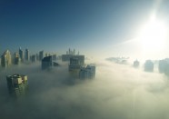 迪拜大雾图片