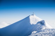 雪山顶图片